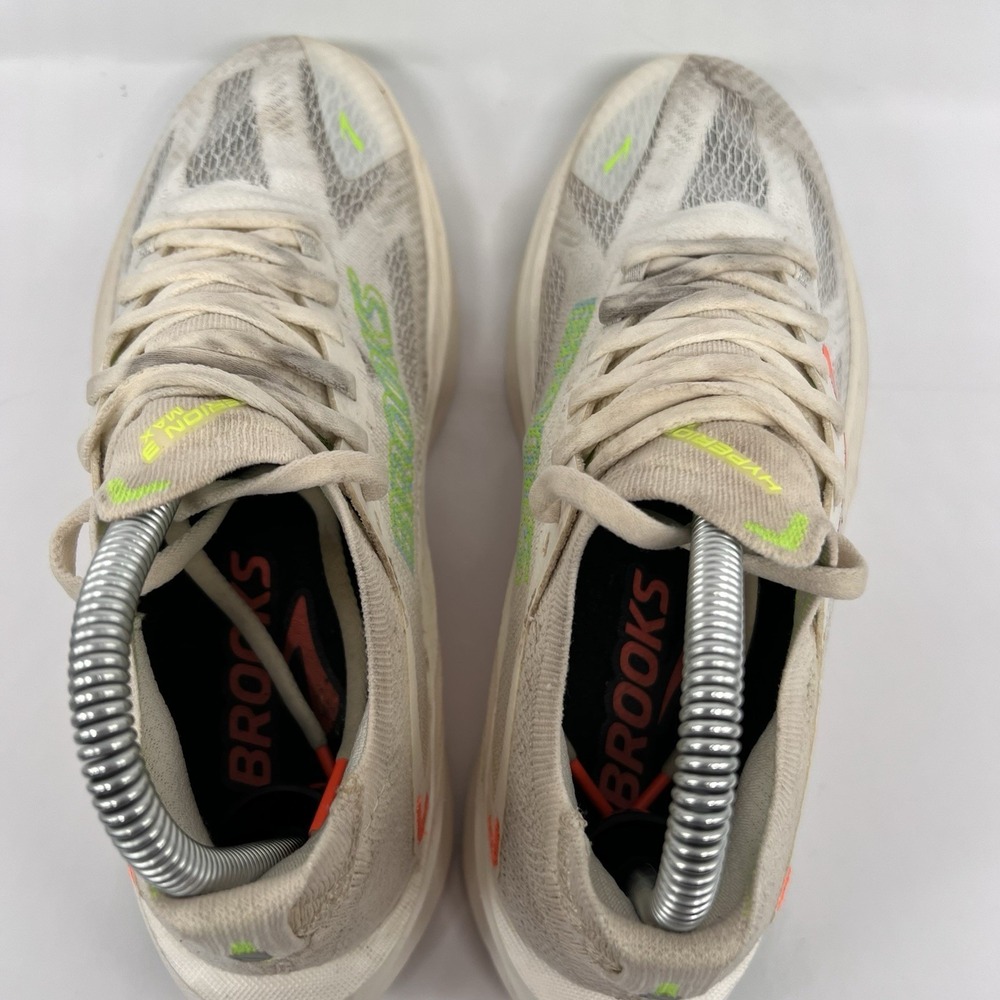 Brooks Hyperion Max 3 Womens Running Shoes Marathon Cushion Size 6.5 B Coconut - Picture 7 of 9